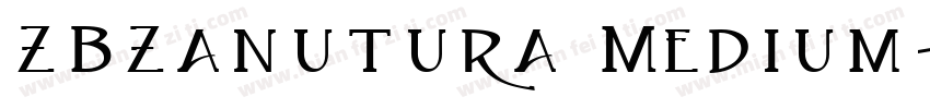 ZBZanutura Medium字体转换